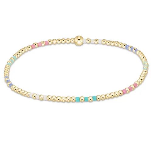 Hope Joy Pattern 2mm Bead Bracelet Hot Mess SS25