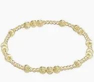 Hope Unwritten Dignity 5mm Bead Bracelet Gold