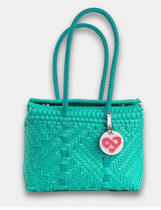 Glimmer Mint Basket Small