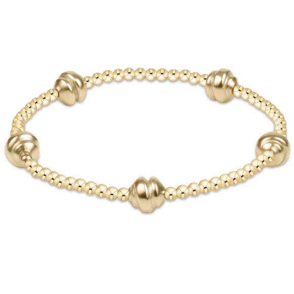 Admire Small Gold 2.5mm Bead Bracelet Gold
