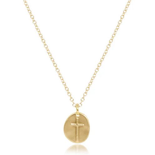 16 Inch Gold Inspire Small Gold Charm