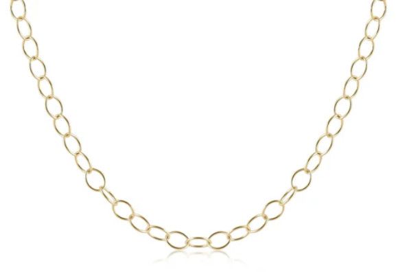 17&quot; Choker Enchant Chain Gold