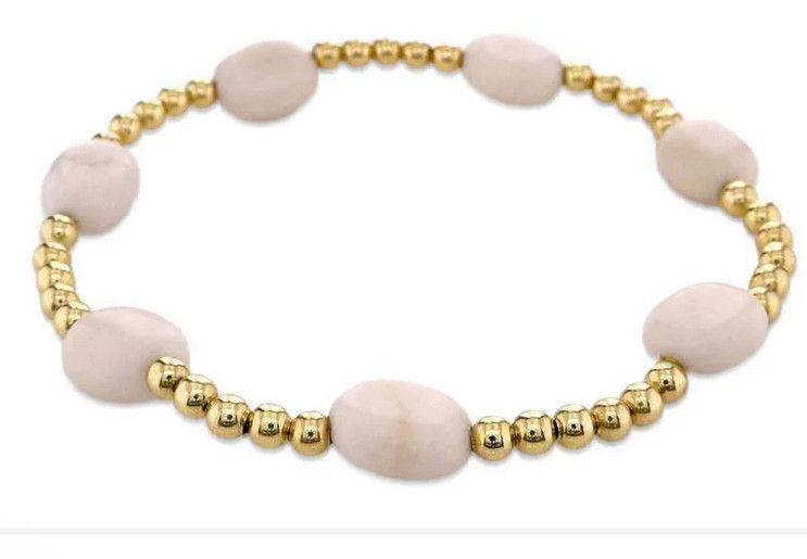 Admire 3mm Bead Bracelet Riverstone