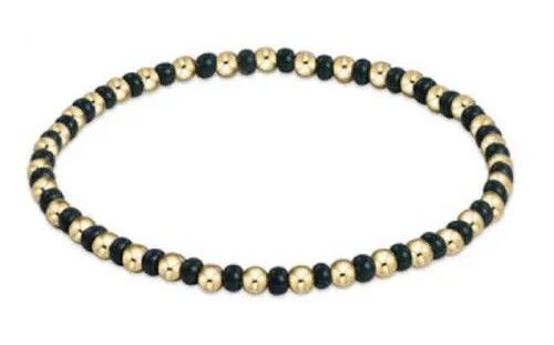 Gameday Hope Grateful Bracelet- Dark Green