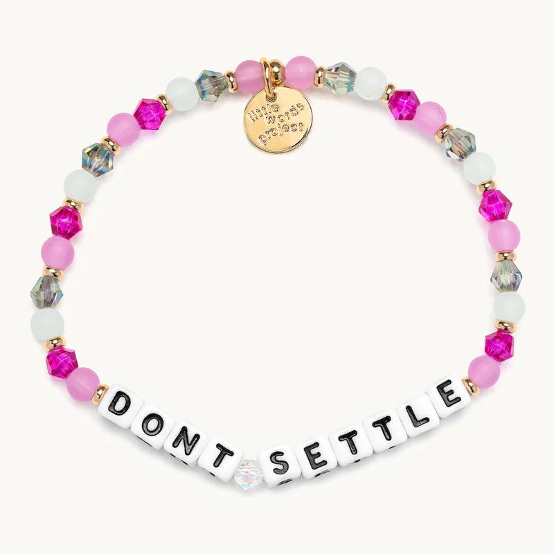 Don&#39;t Settle Beaded Bracelet Watermelon