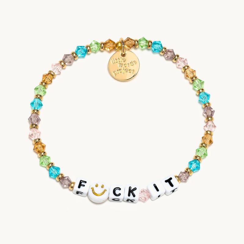 F*ck It Beaded Bracelet Sunshower