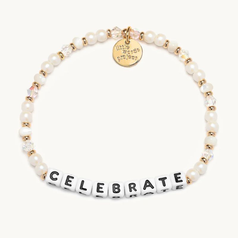 Celebrate Beaded Bracelet Pearl Party
