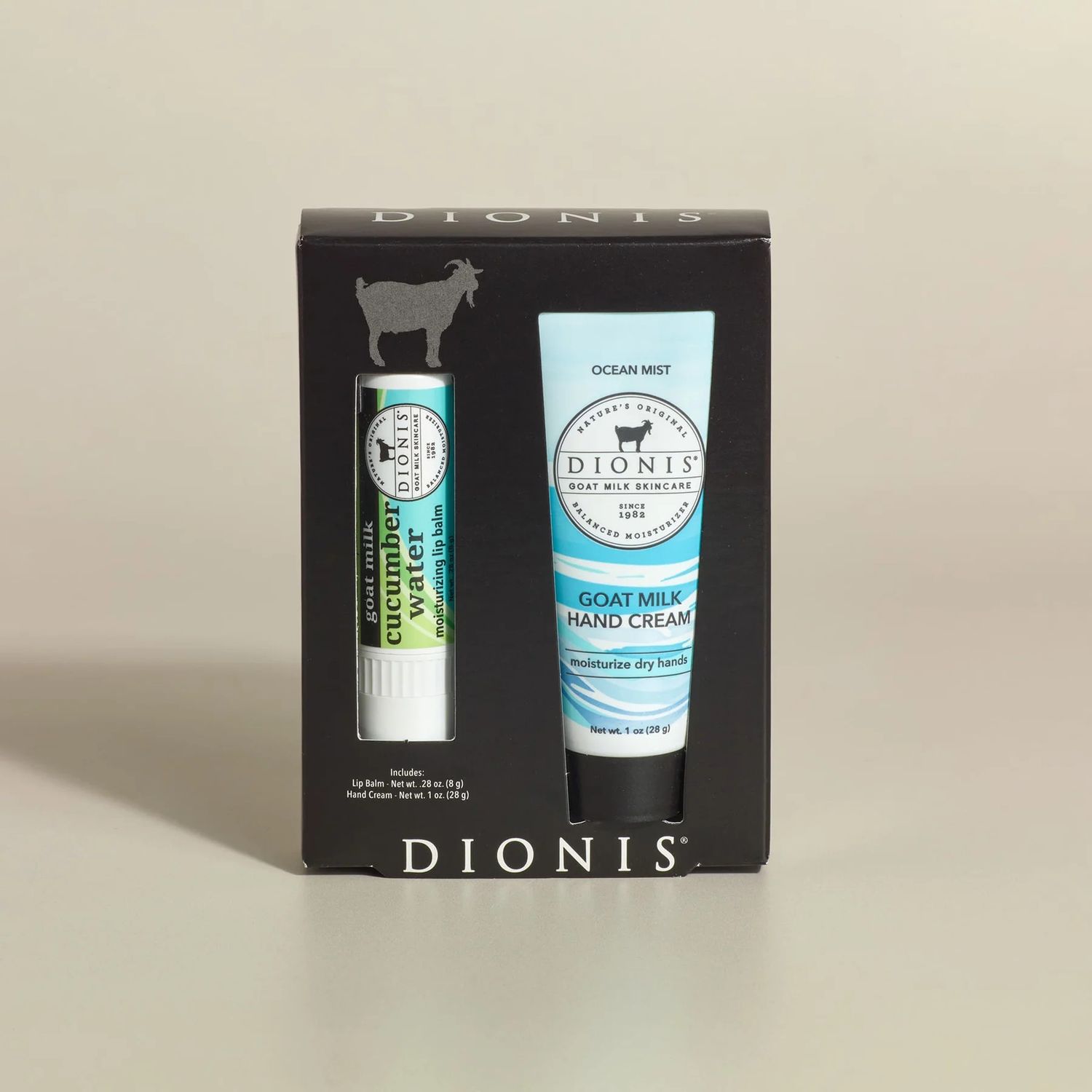 Gift Set Hand Cream and Lip Balm Ocean Mist and Cucumber Water