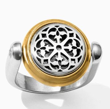 Ferrara Two Tone Reversible Ring - 8