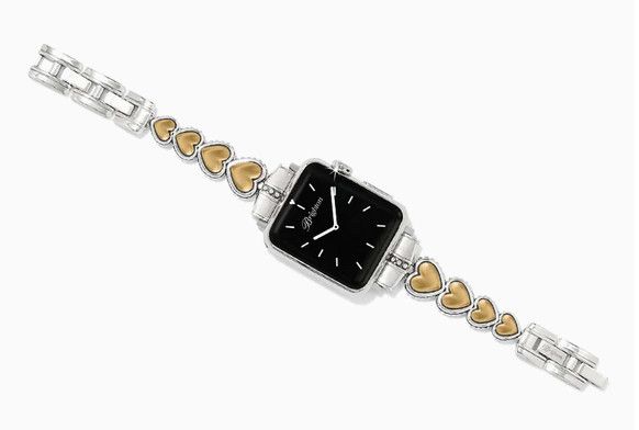 Pretty Tough 2 Tone Heart Watch Band