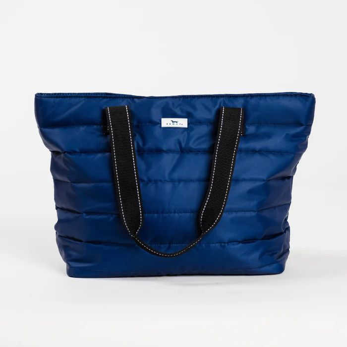 Layover Tote Bag Navy Puffer