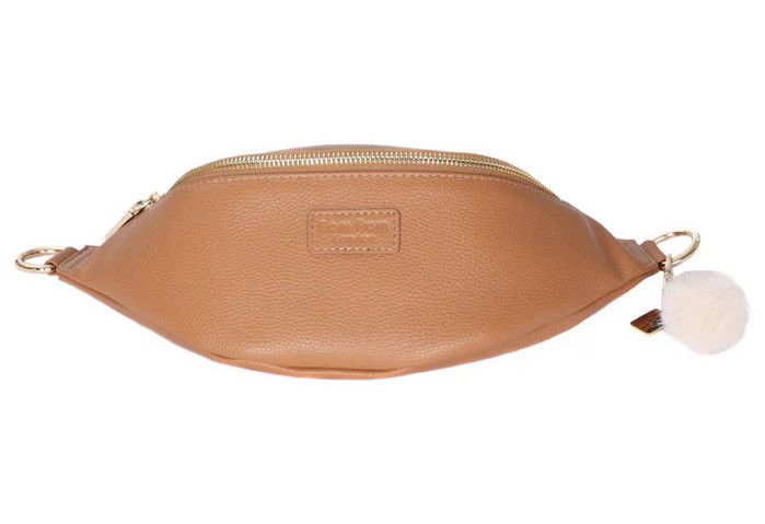 Pom Pom Bum Bag Maple