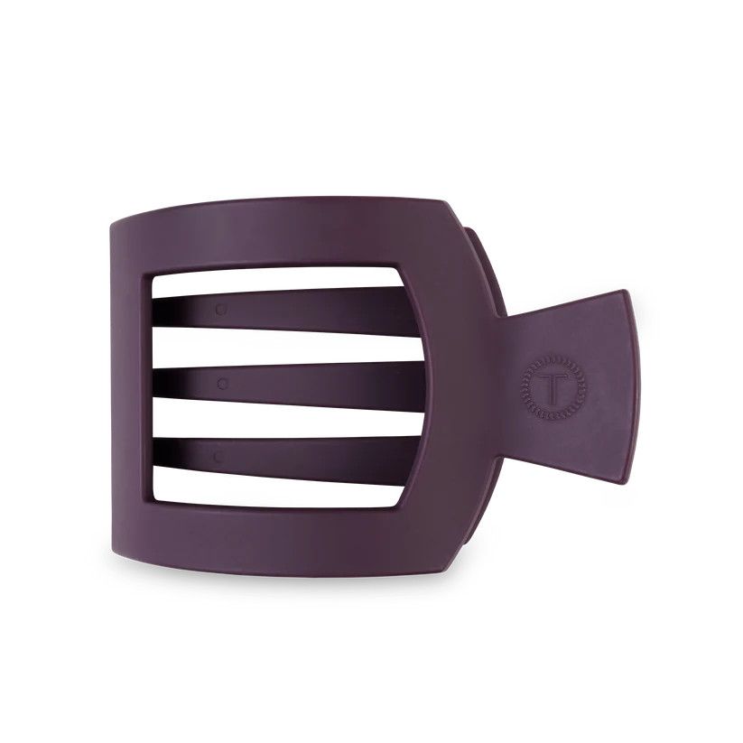 Large Flat Square Clip Burgundy Bliss