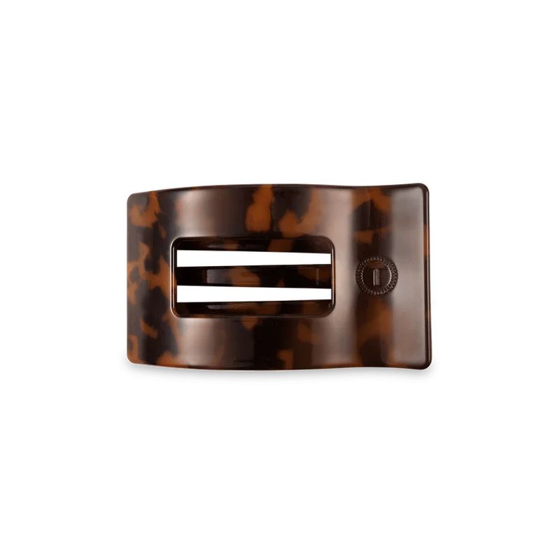 Small Flat Rectangle Clip Tortoise