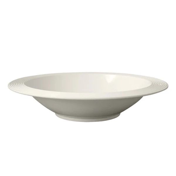 Shallow Bowl Pinstripes Melamine