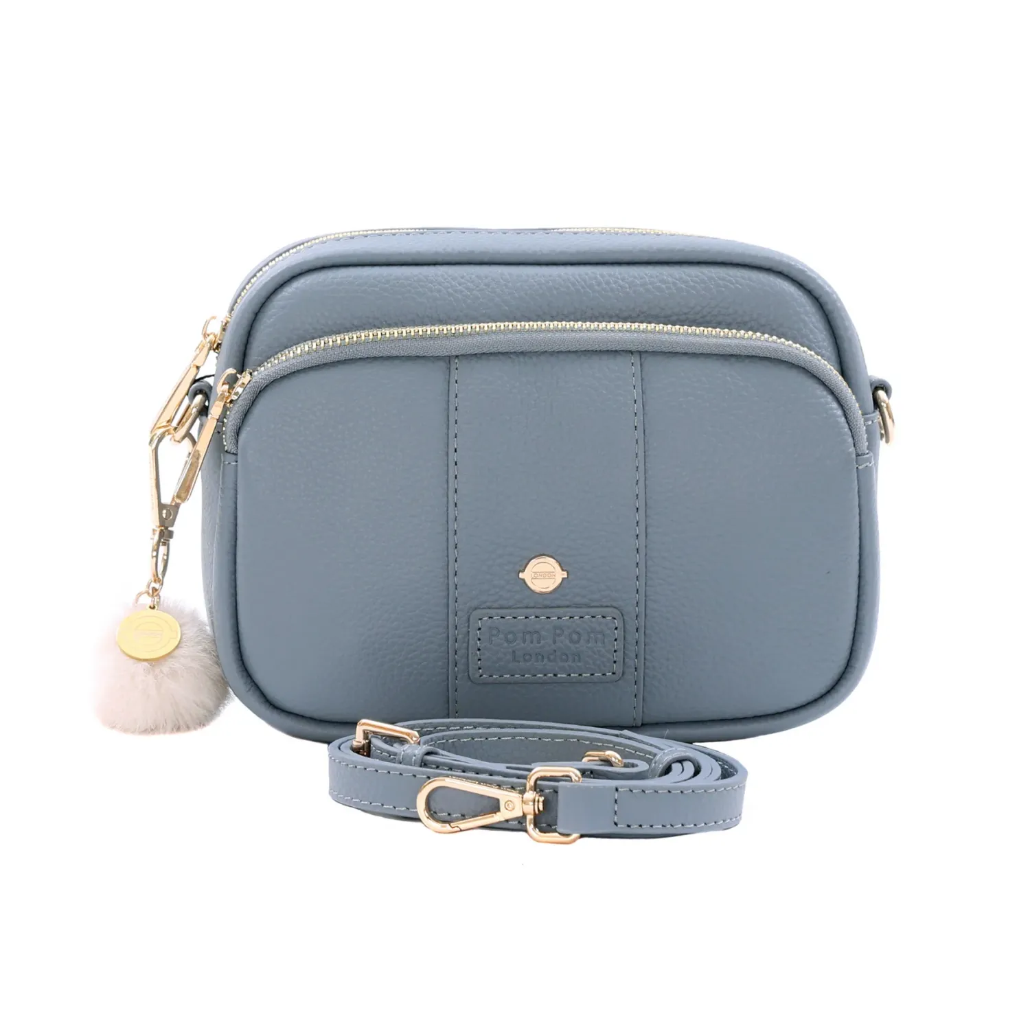Pom Pom Original Bag with Special Keyring and Dust Bag Jubilee Line Grey
