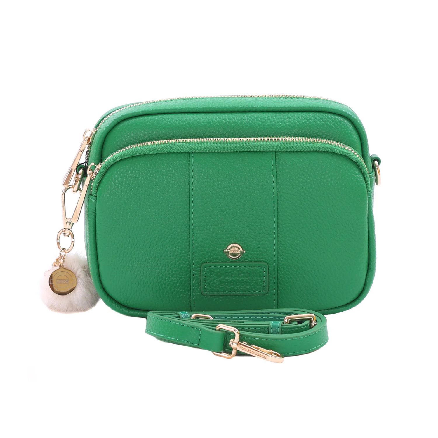 Pom Pom Original Bag with Special Keyring and Dust Bag District Line Green