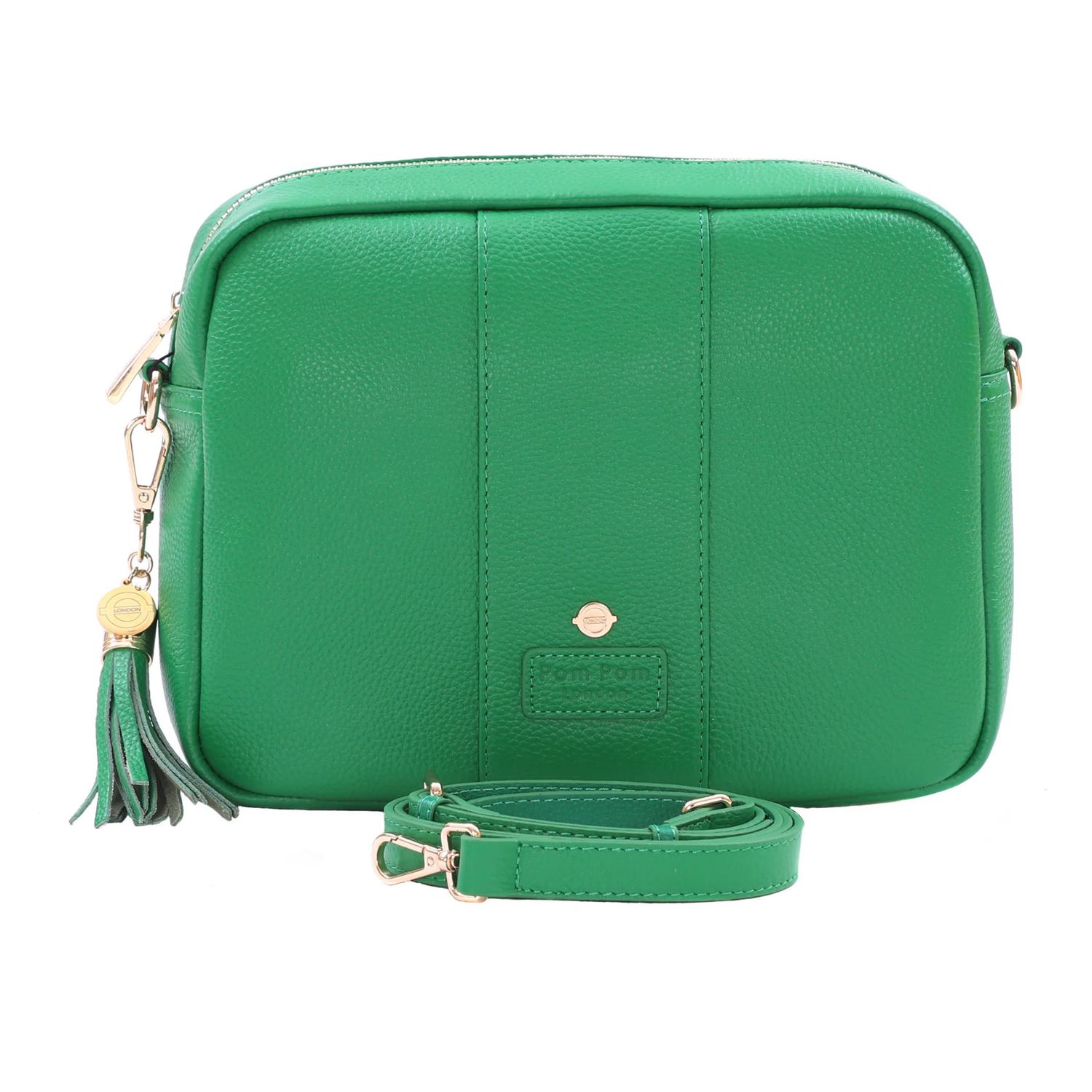 Pom Pom City Plus Bag with Special Keyring and Dust Bag District Line Green