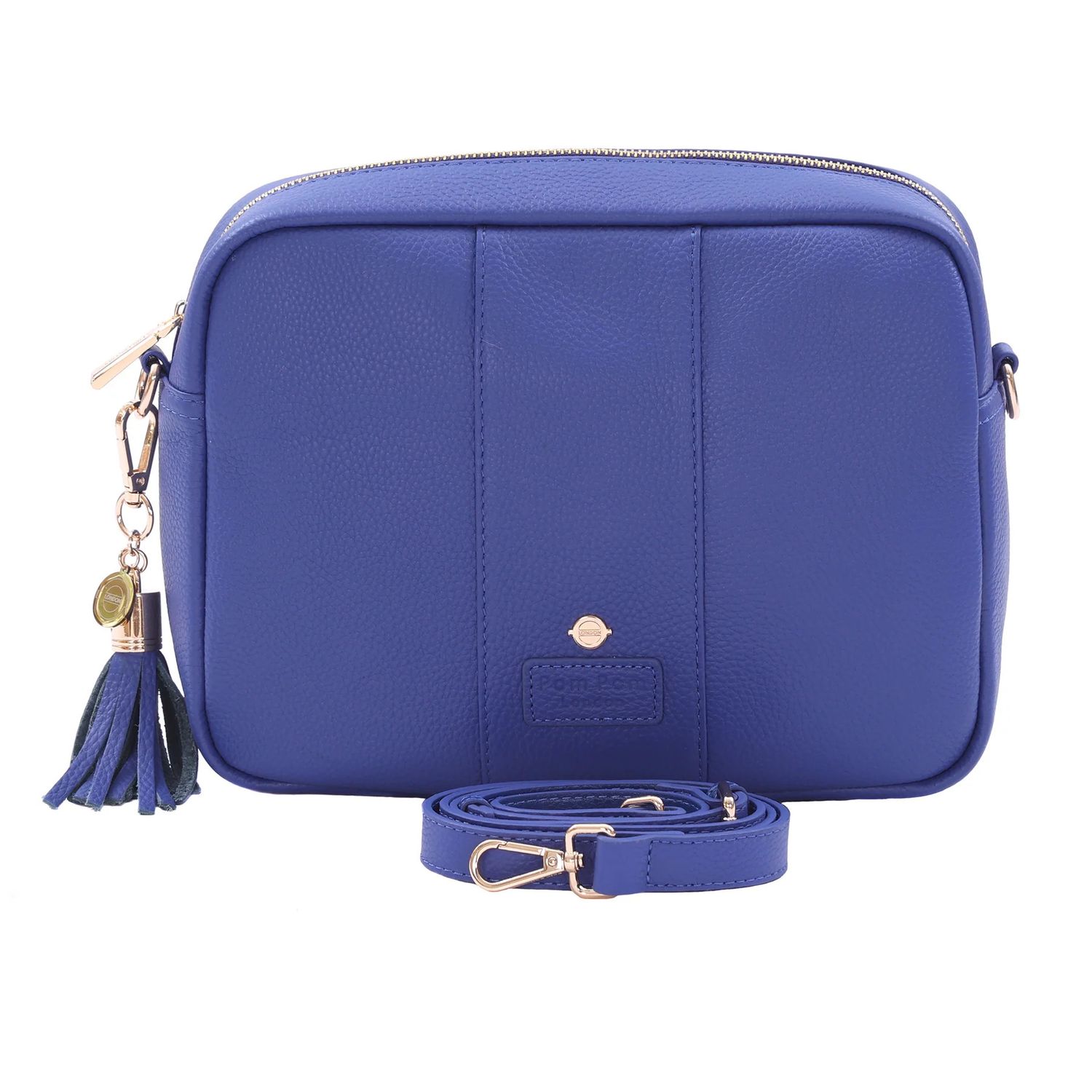 Pom Pom City Plus Bag with Special Keyring and Dust Bag Piccadilly Line Blue