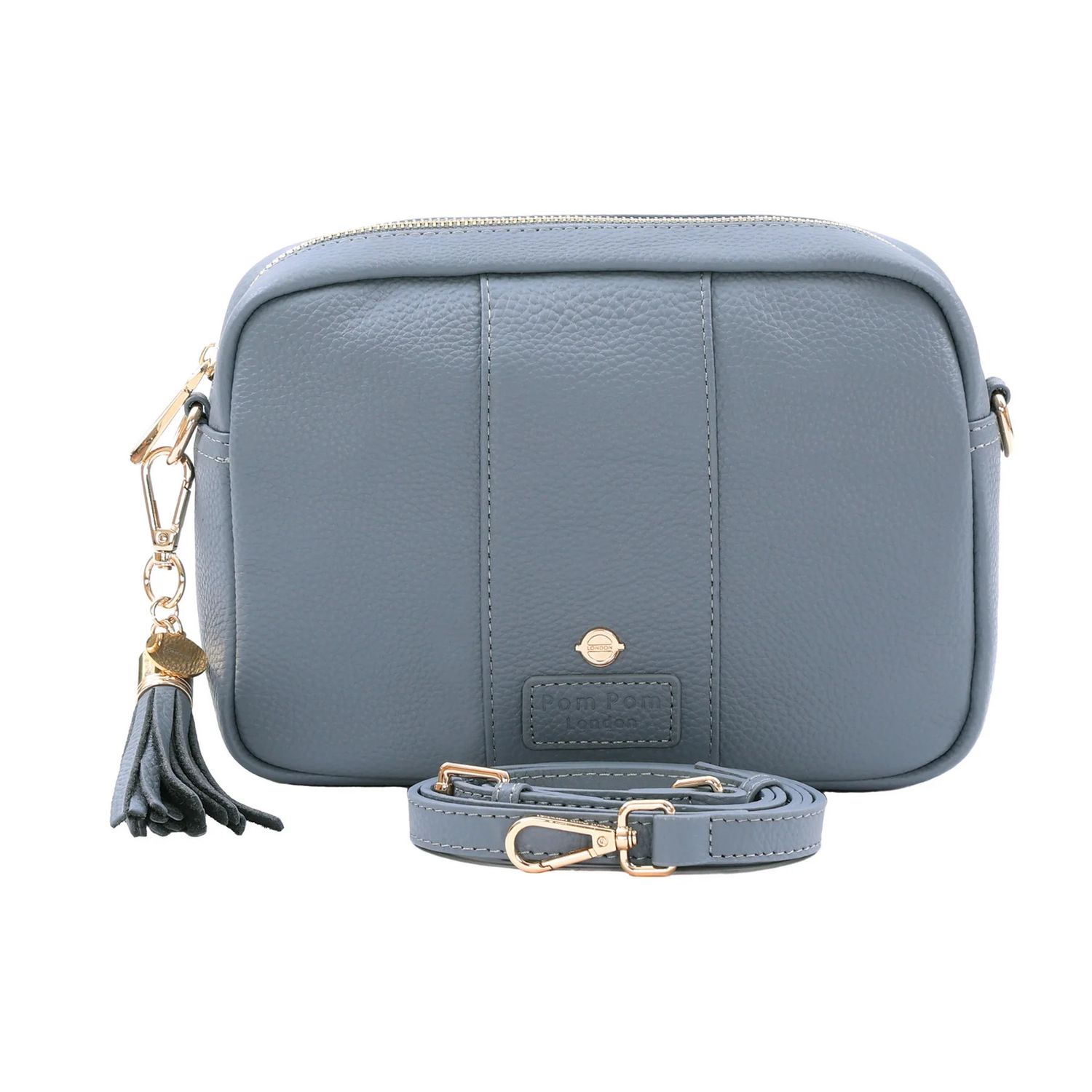 Pom Pom City Bag with Special Keyring and Dust Bag Jubilee Line Grey