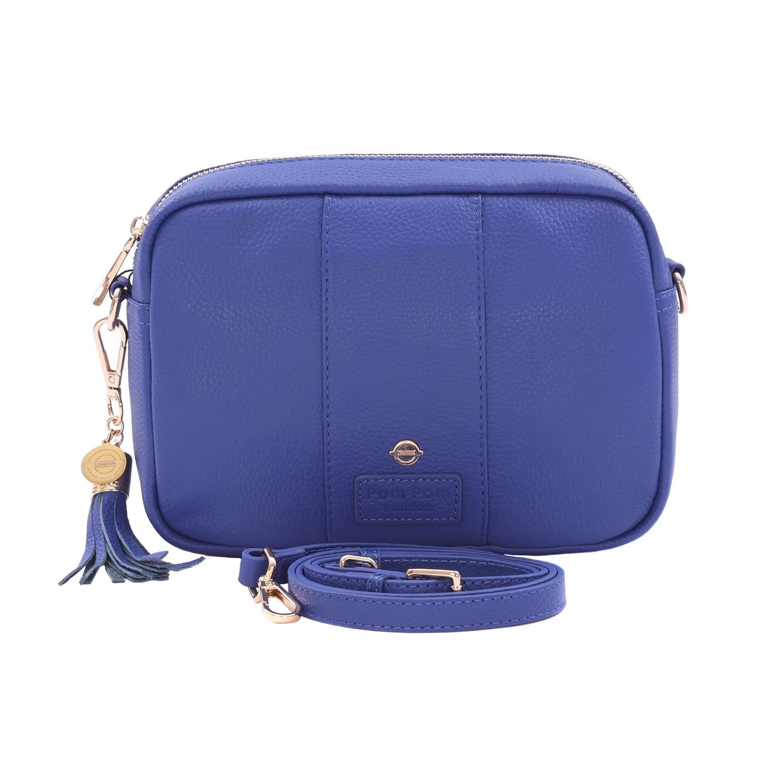 Pom Pom City Bag with Special Keyring and Dust Bag Piccadilly Line Blue