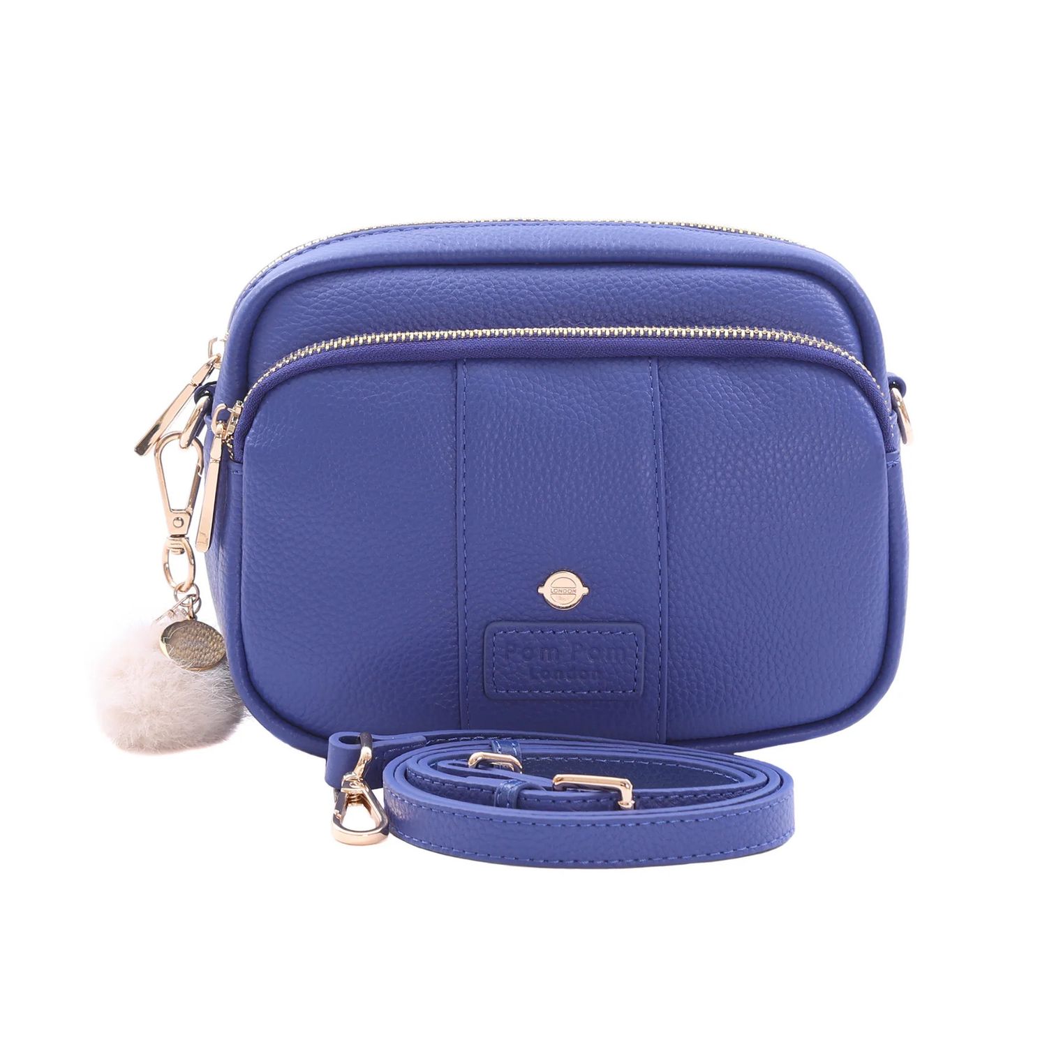 Pom Pom Original Bag with Special Keyring and Dust Bag Piccadilly Line Blue