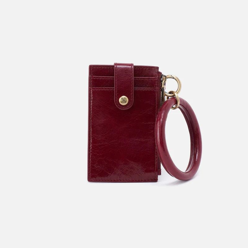 Ring Credit Card Wristlet Saddleberry