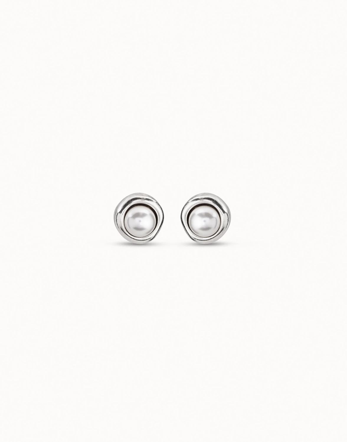 Ego Pearl and Silver Earrings