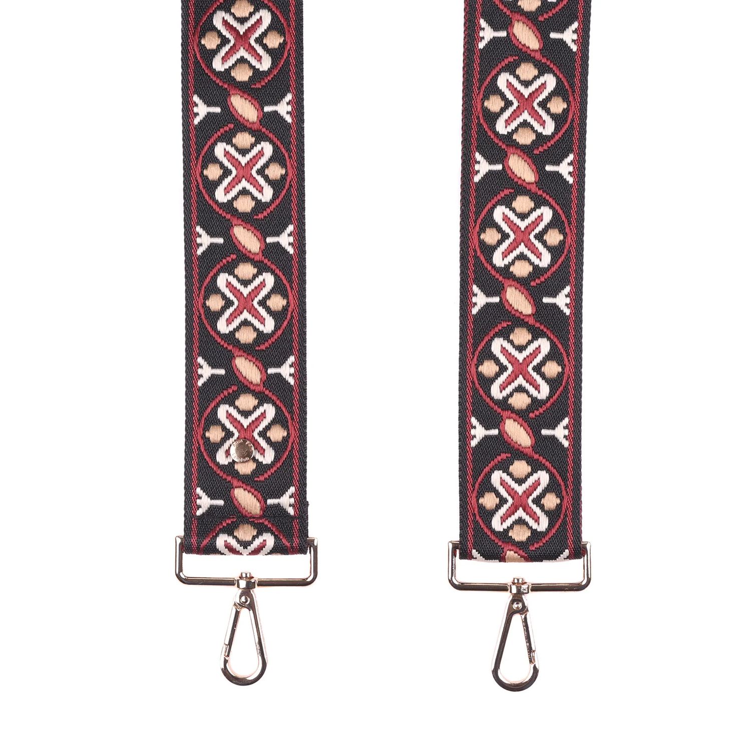 Pom Pom Strap Burgundy Regal Weave