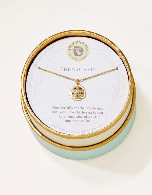 Sea La Vie Necklace 18&#39;&#39; Treasured/Sand Dollar