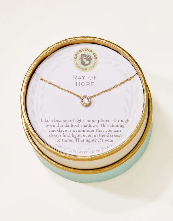 Sea La Vie Necklace 18 in Ray of Hope/Gem Gold