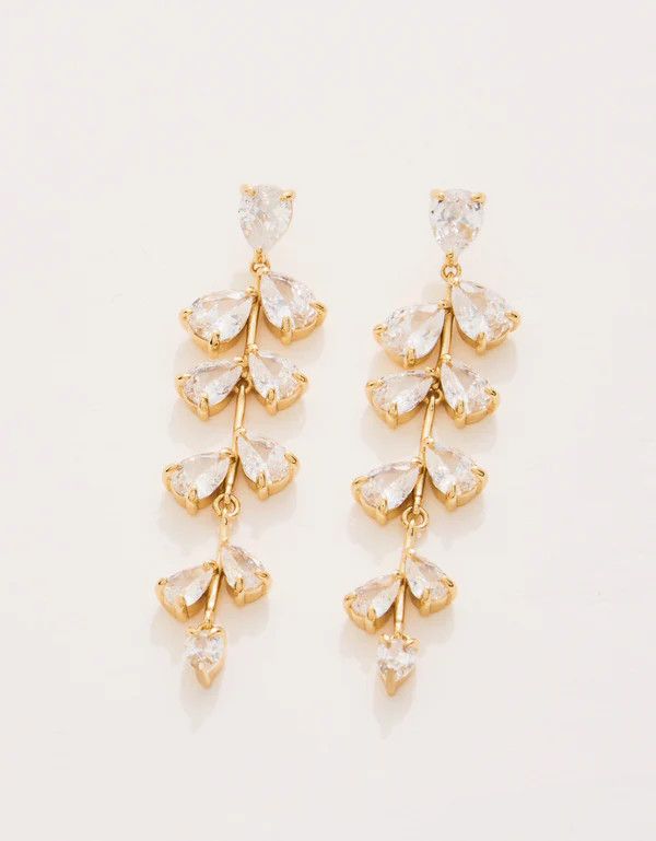 Henrietta Earrings  Crystal