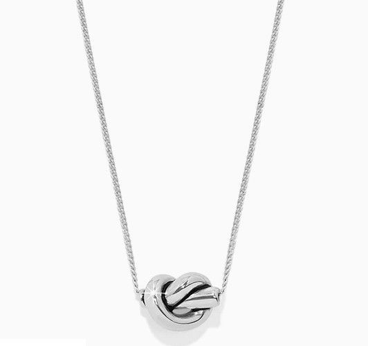 Interlok Single Knot Mini Necklace Gold