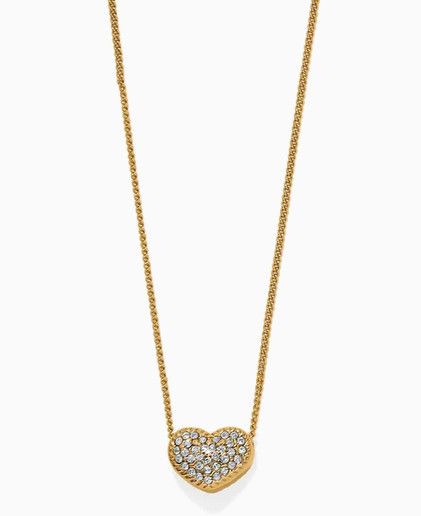 Illumina Celeste Heart Petite Necklace Gold