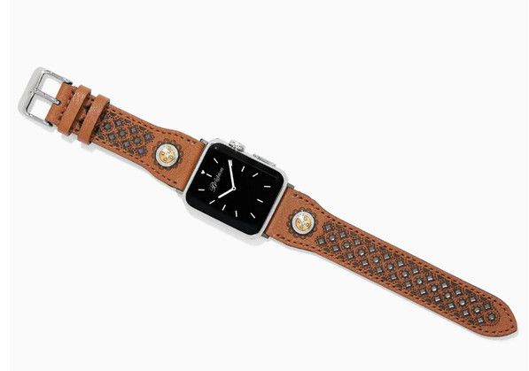 Mosaic Leather Watch Band
