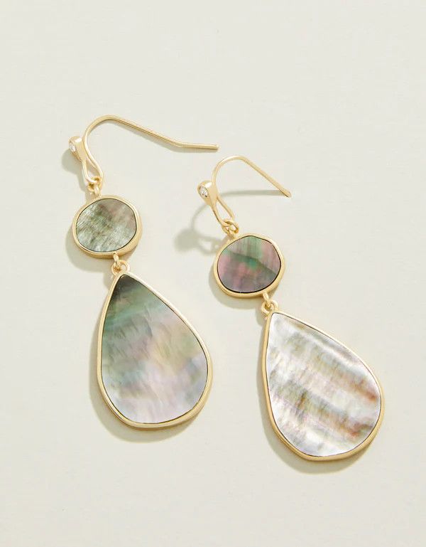 Batina Earrings Grey Mother-of-Pearl