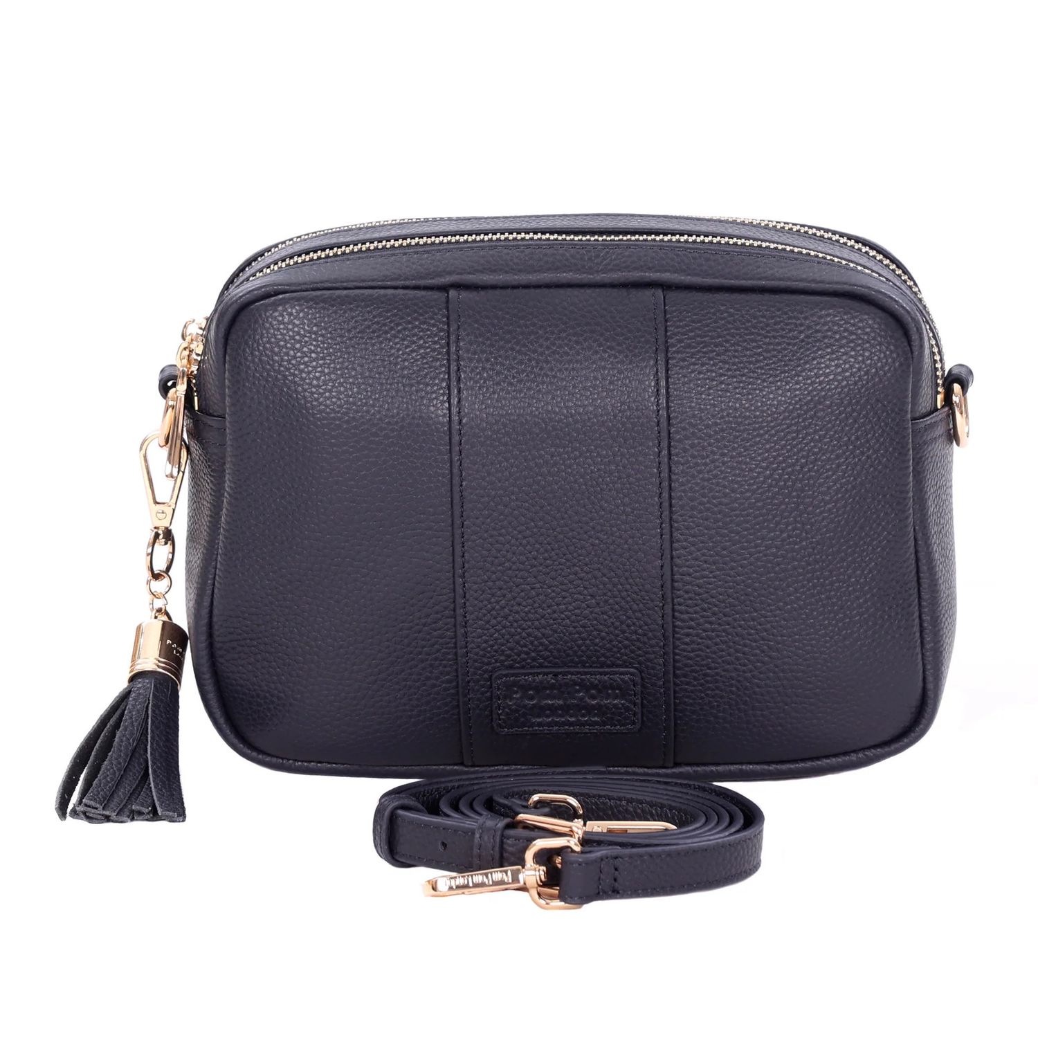 Pom Pom London City Duo Bag Navy