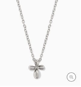 Enchanting Cross Silver Necklace