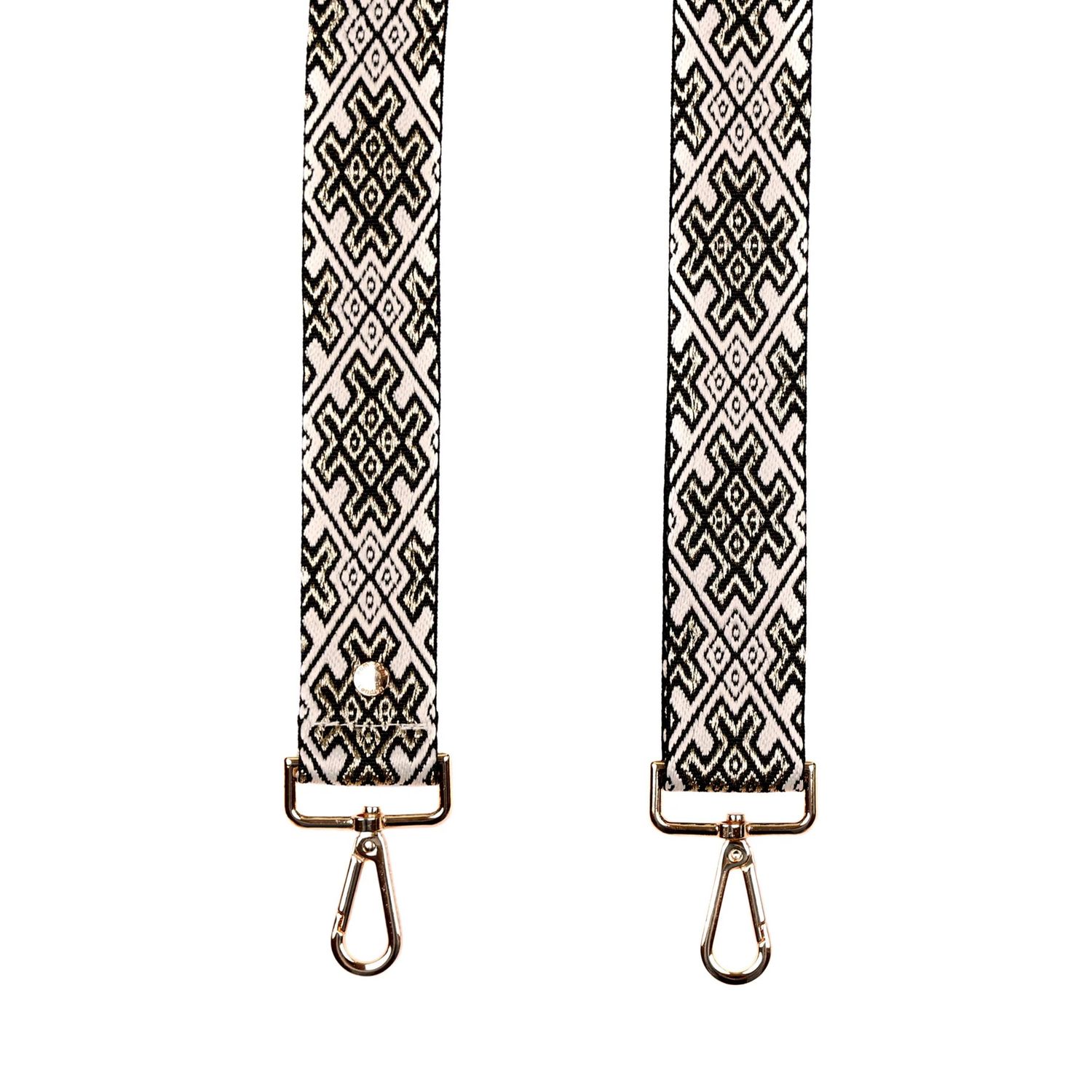Pom Pom Strap Gold Cross Stitch