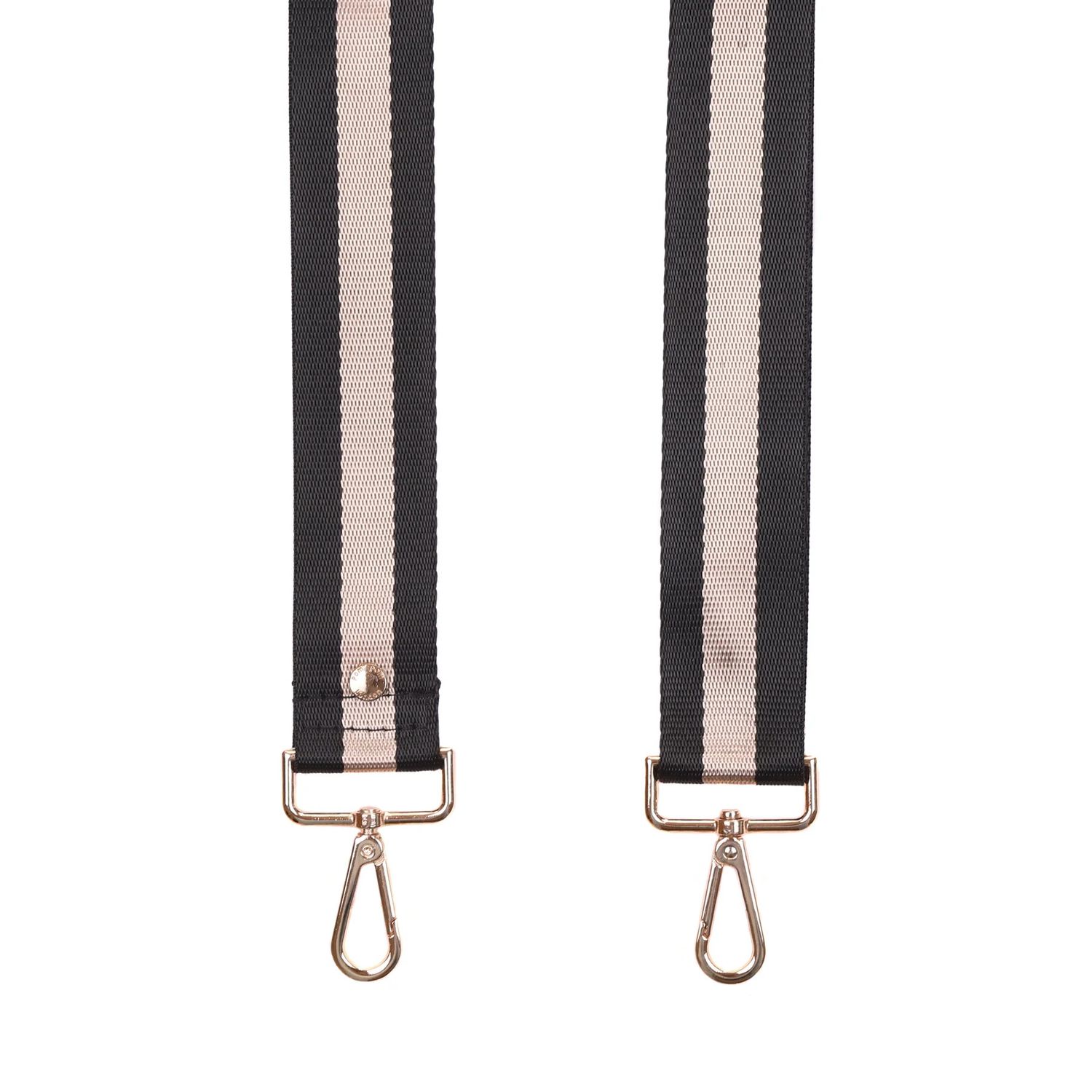 Pom Pom Strap Bronze Stripe