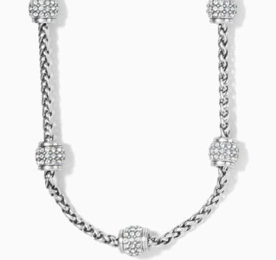 Meridian Petite Short Necklace Silver