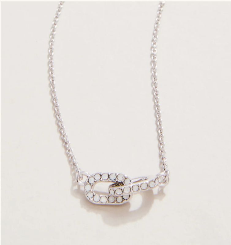 Sea La Vie Necklace 18'' Forever Friends /Links Silver