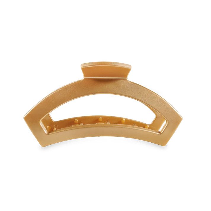 Medium Open Claw Clip Champagne Toast