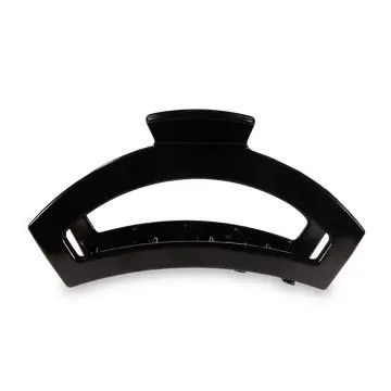 Open Large Hair Clip Jet Black