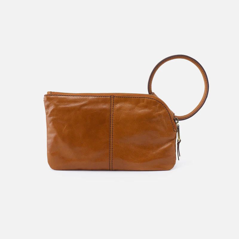 Sable Wristlet Leather Truffle