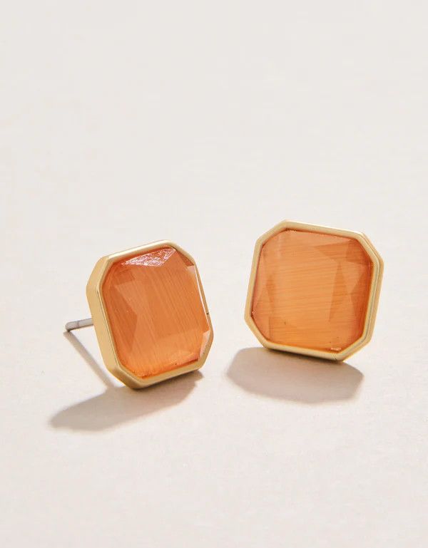 Chateau Stud Earrings Optic Sunstone
