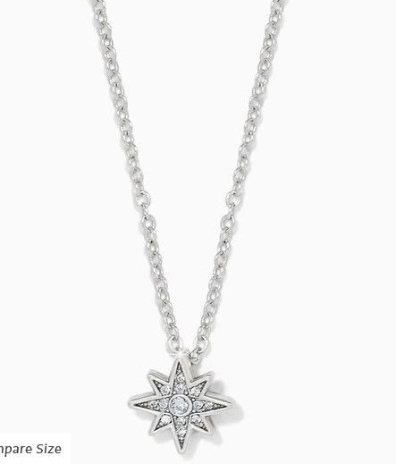 Enchanting Star Silver Necklace