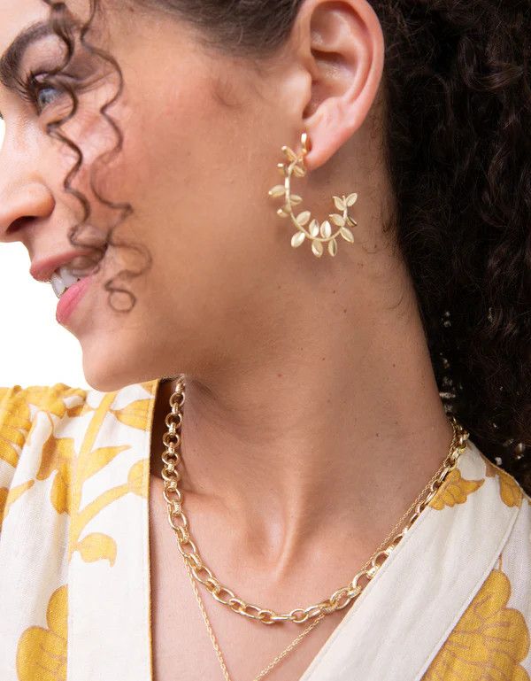 Wildwood Hoop Earrings Gold