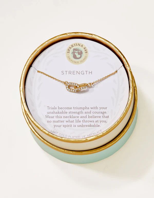 Sea La Vie Necklace 18 in Strength/Links Gold