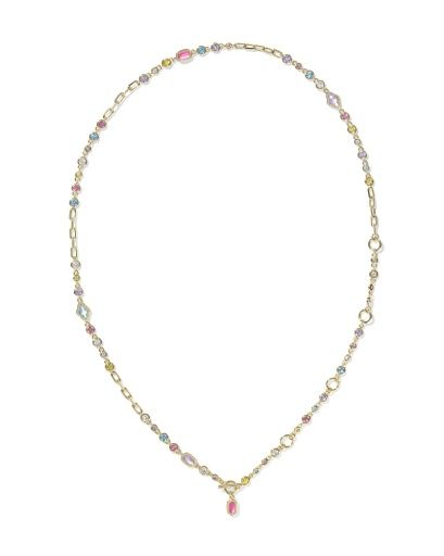 Mini Elisa Abbie Strand Necklace Gold Multi Mix